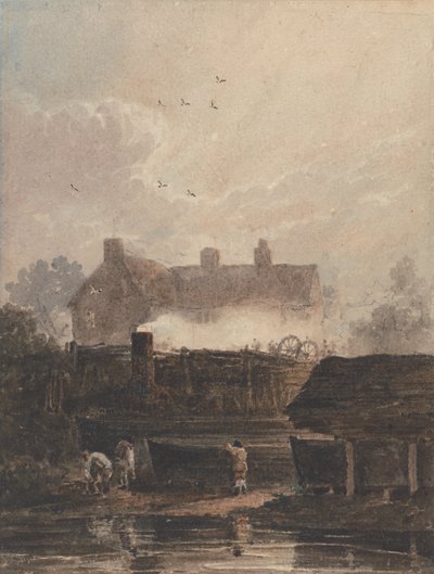 Boat Building by David Cox